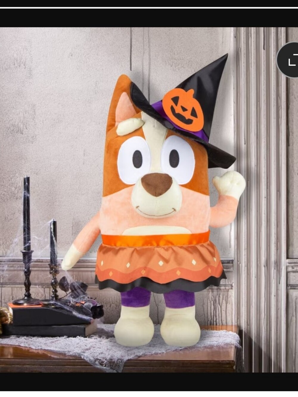 NWT Disney Halloween Doorway Greeters Decor Bluey Bingo